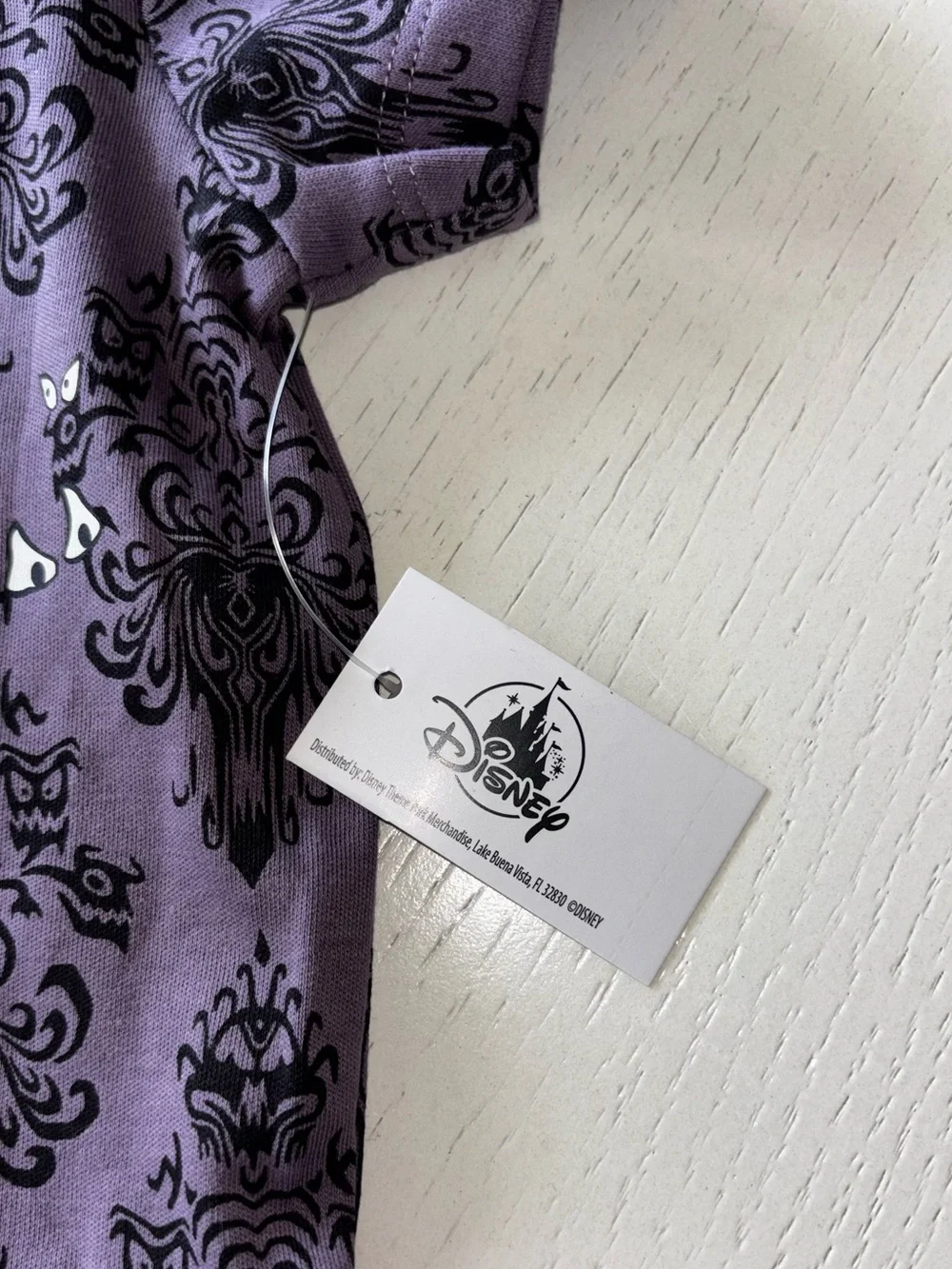 Disney Haunted Mansion Purple Baby Onesie - NWT - Size 0-3 month